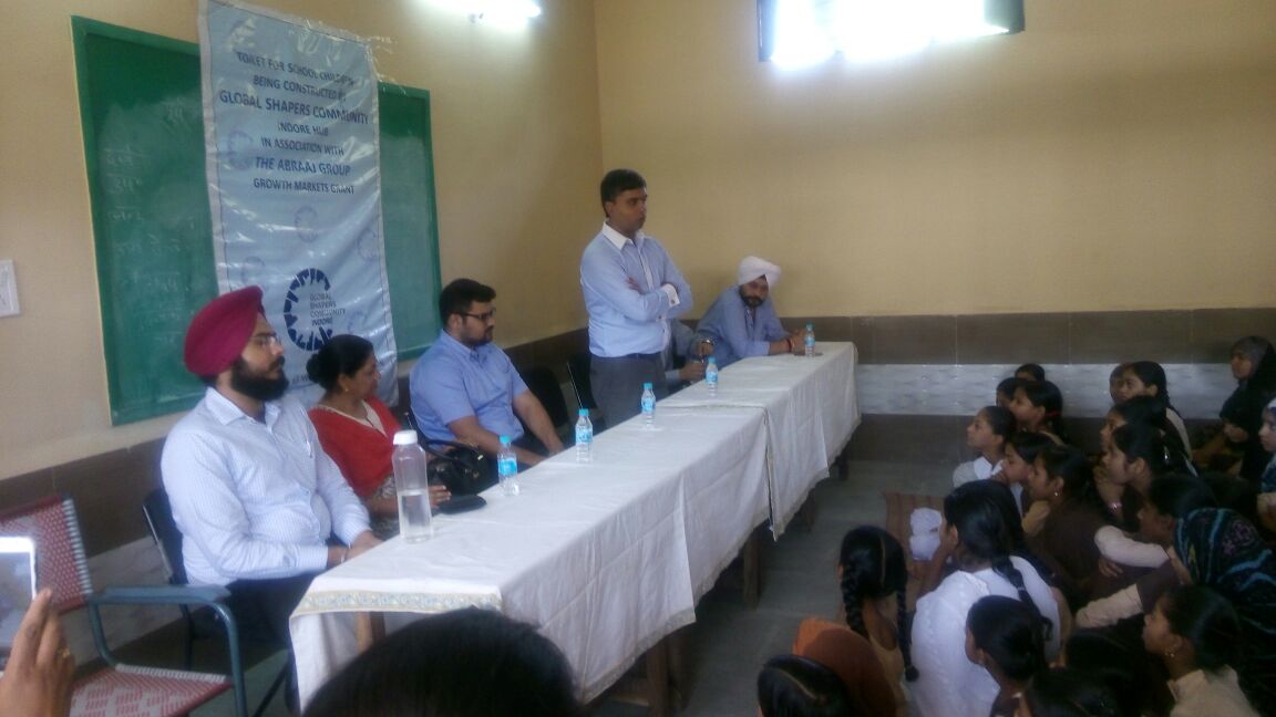 GSCIndore's tweet photo. Handover of toilets facilities at Urdu school Indore by Rishi Maheshwari.Thank you @abraajgroup @GlobalShapers https://t.co/93GAvGB6zY