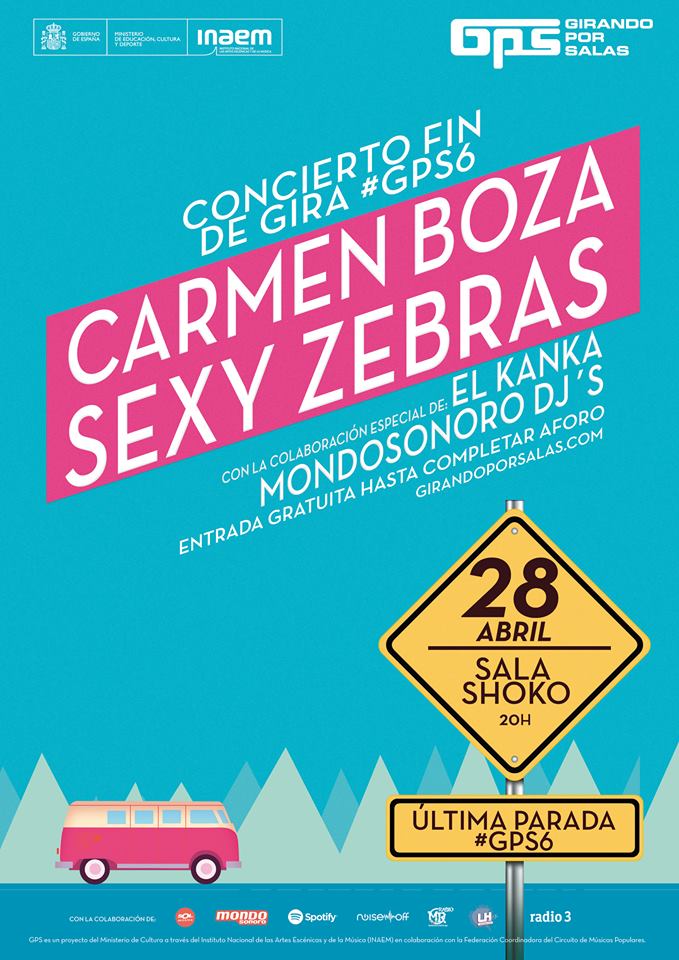 Girando Por Salas (@girandoporsalas) on Twitter photo GPS TE INVITA A SU CONCIERTO FIN DE GIRA!
El 28 de Abril en <a href="/shokomadrid/">Shôko Madrid</a> 20h
Entrada gratuita hasta completar aforo GPS TE INVITA A SU CONCIERTO FIN DE GIRA!
El 28 de Abril en <a href="/shokomadrid/">Shôko Madrid</a> 20h
Entrada gratuita hasta completar aforo