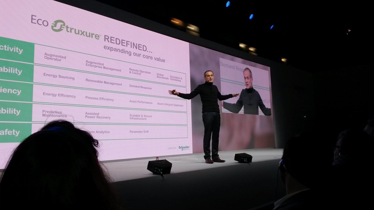 Martin Hanna (@martyhanna) on Twitter photo A packed, very inspired house listening to <a href="/jptricoire/">Jean-Pascal Tricoire</a> talk about <a href="/SchneiderElec/">Schneider Electric</a> #InnovationAtEveryLevel A packed, very inspired house listening to <a href="/jptricoire/">Jean-Pascal Tricoire</a> talk about <a href="/SchneiderElec/">Schneider Electric</a> #InnovationAtEveryLevel
