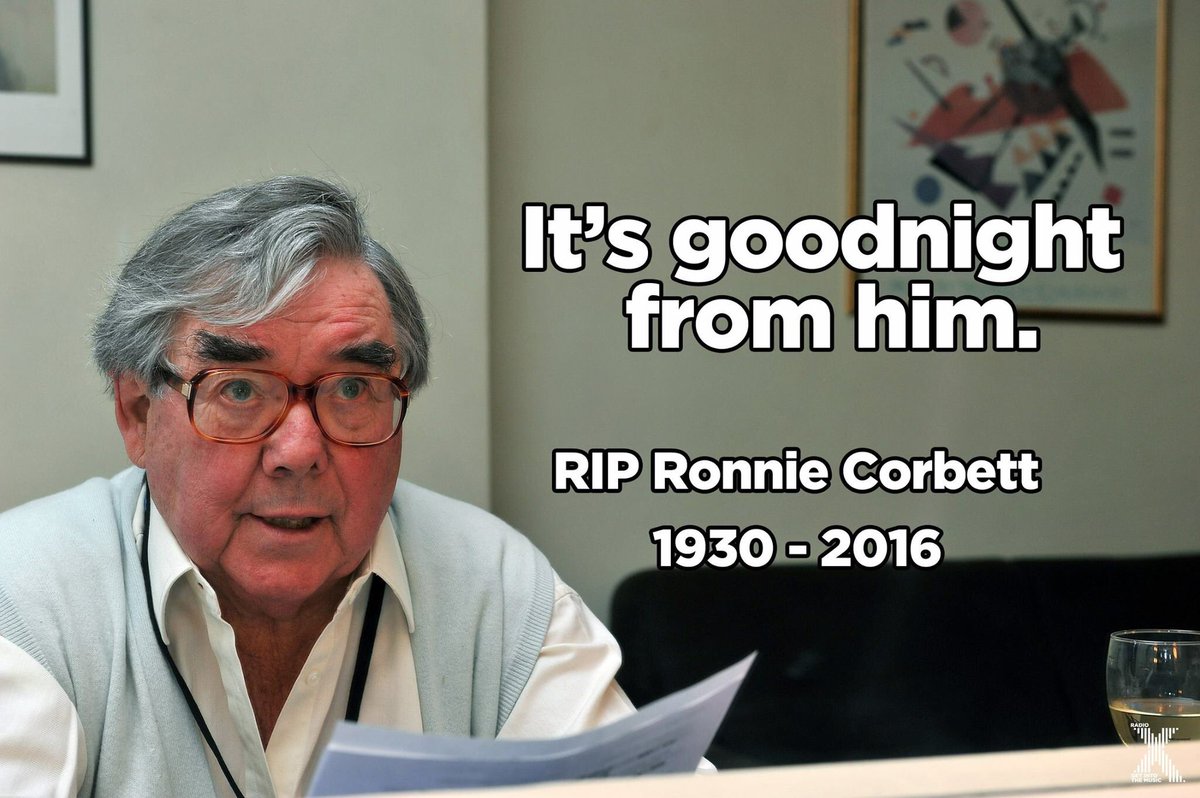 Such sad news #RonnieCorbett