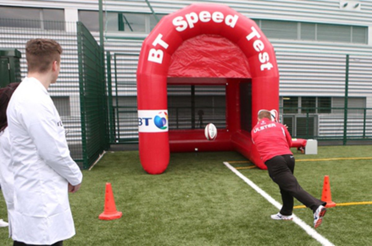 UlsterRugby's tweet photo. Could you be a #BTSpeedTest winner? The fastest passer tonight could win £500! https://t.co/IjpNsAcPPc #SUFTUM https://t.co/gfx1HAYkX1