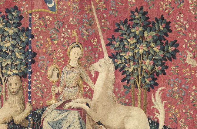 museecluny's tweet photo. Pour commencer #zoomMW, passage obligé du côté de la Dame à la licorne... https://t.co/fqFYLXXAix #MuseumWeek https://t.co/akUjIjXBhI