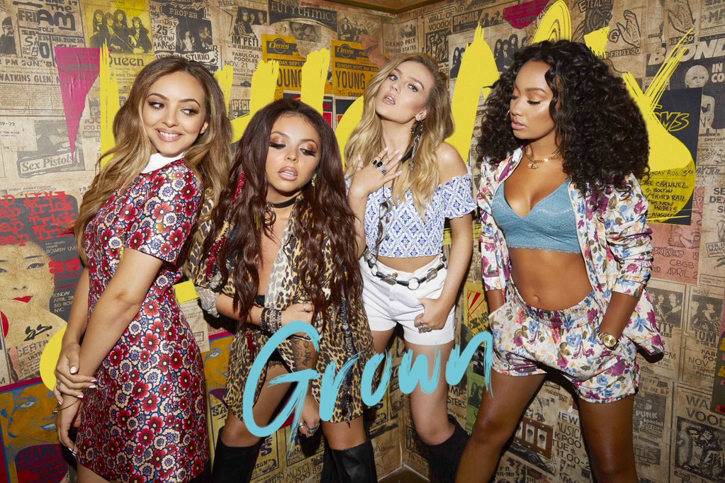 LittleMix's tweet photo. Nothing says #FridayFeeling like blasting Grown at full volume on @SpotifyUK 🙉🎧🎶 https://t.co/WAGZ7hs1bY LM HQ x https://t.co/crRdGOeiCg