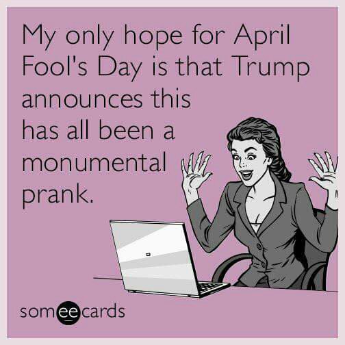 April fools hope?