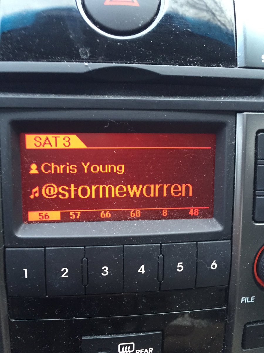 PensLuvr817's tweet photo. Sitting in my car outside of work so I can listen to Chris Young with @stormewarren. #lateforwork #takingbackfriday https://t.co/dZKGWClMqQ
