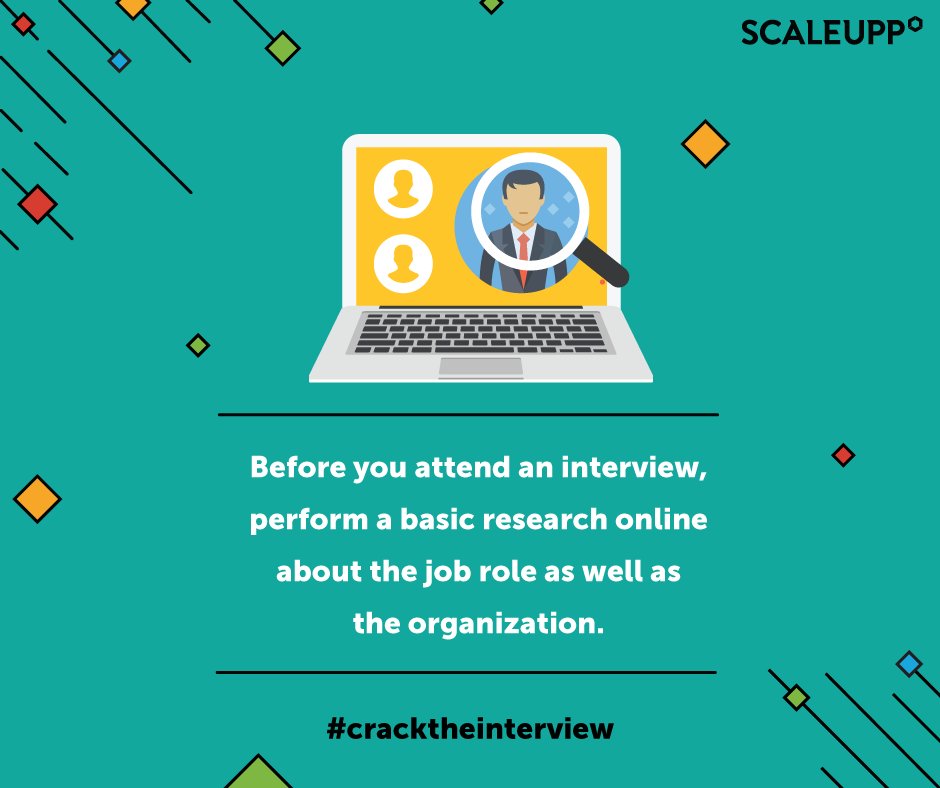 scaleupp's tweet image. #cracktheinterview #interview #tips #ScaleUp your #career #success