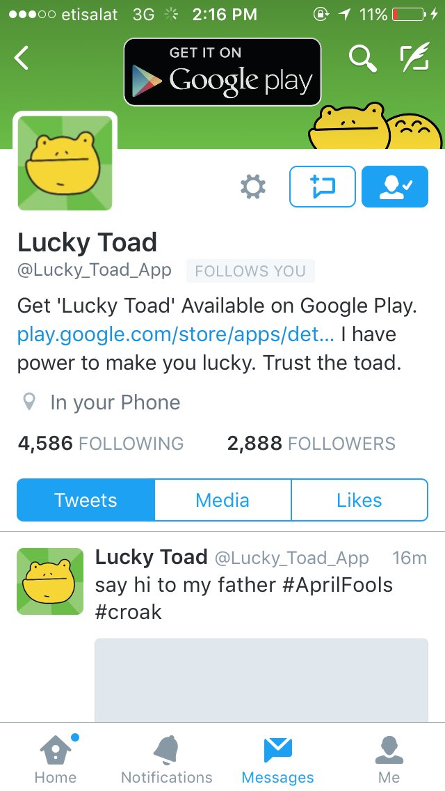 SouvanaSamy's tweet photo. Follow @Lucky_Toad_App https://t.co/JwjTAnzF1F