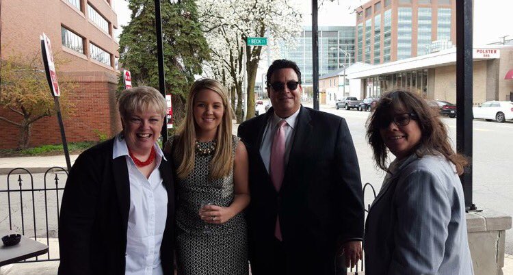 meg_lee1928's tweet photo. Supporting #judgeserrott last night! https://t.co/qCfVeYTWQf