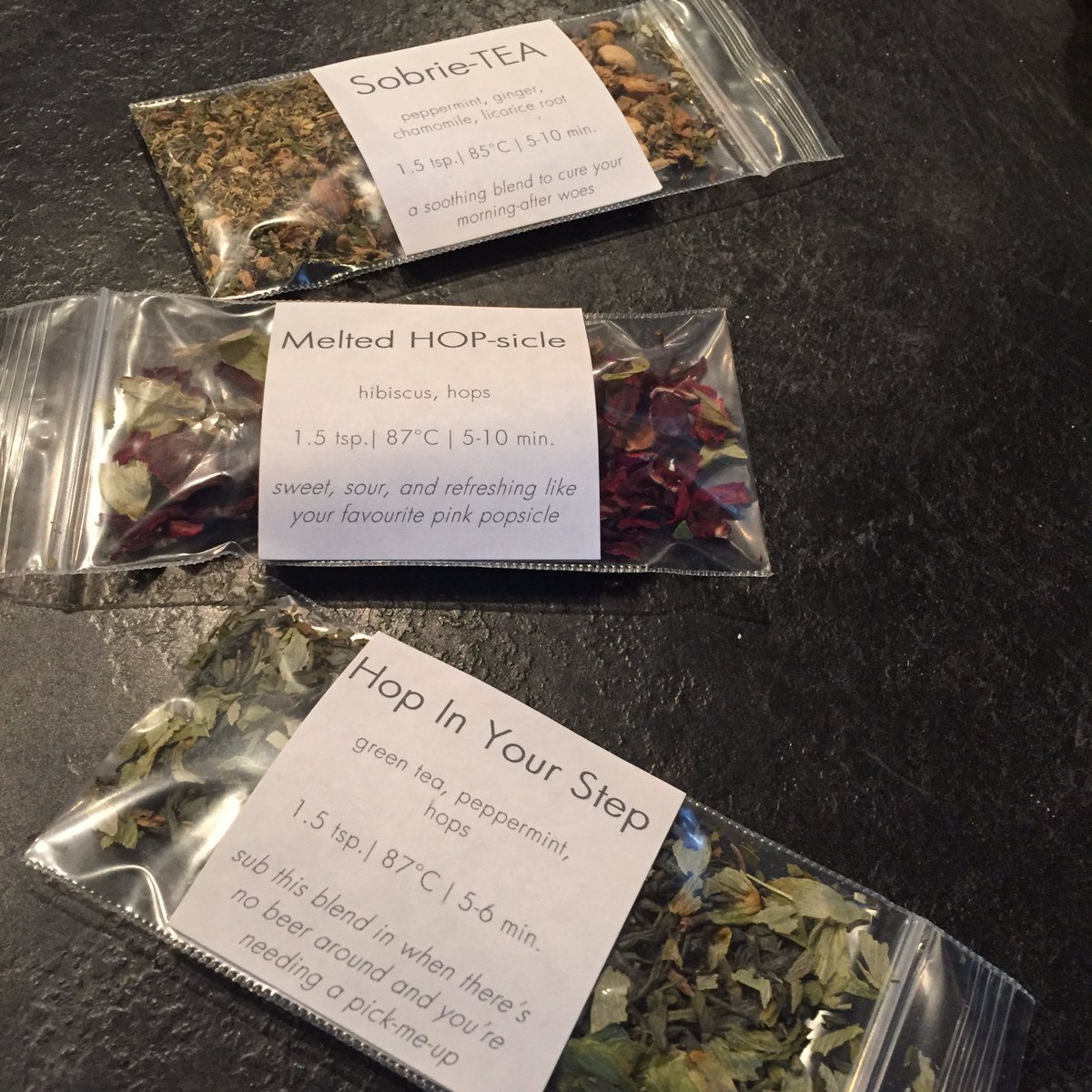 TheCustomTeaCo's tweet image. TWO new hop blends coming your way for @ladiesdrinkbeer #bevybrewfest tonight alongside the classic morning after!
