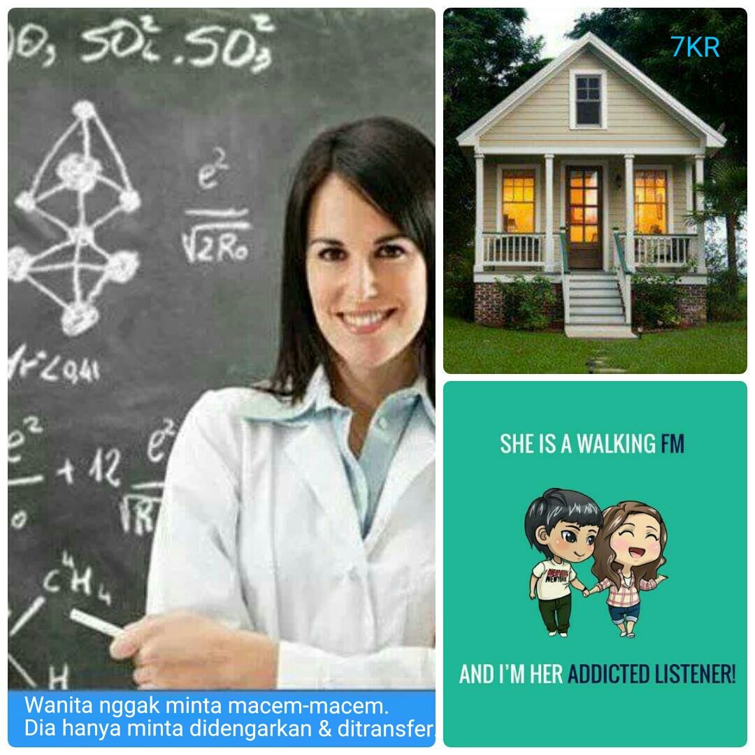 Istri nggak minta macem2. Dia hanya perlu kasih sayang, kasih mobil &amp; kasih rumah, hehe. Semoga suami2 dimampukan ya