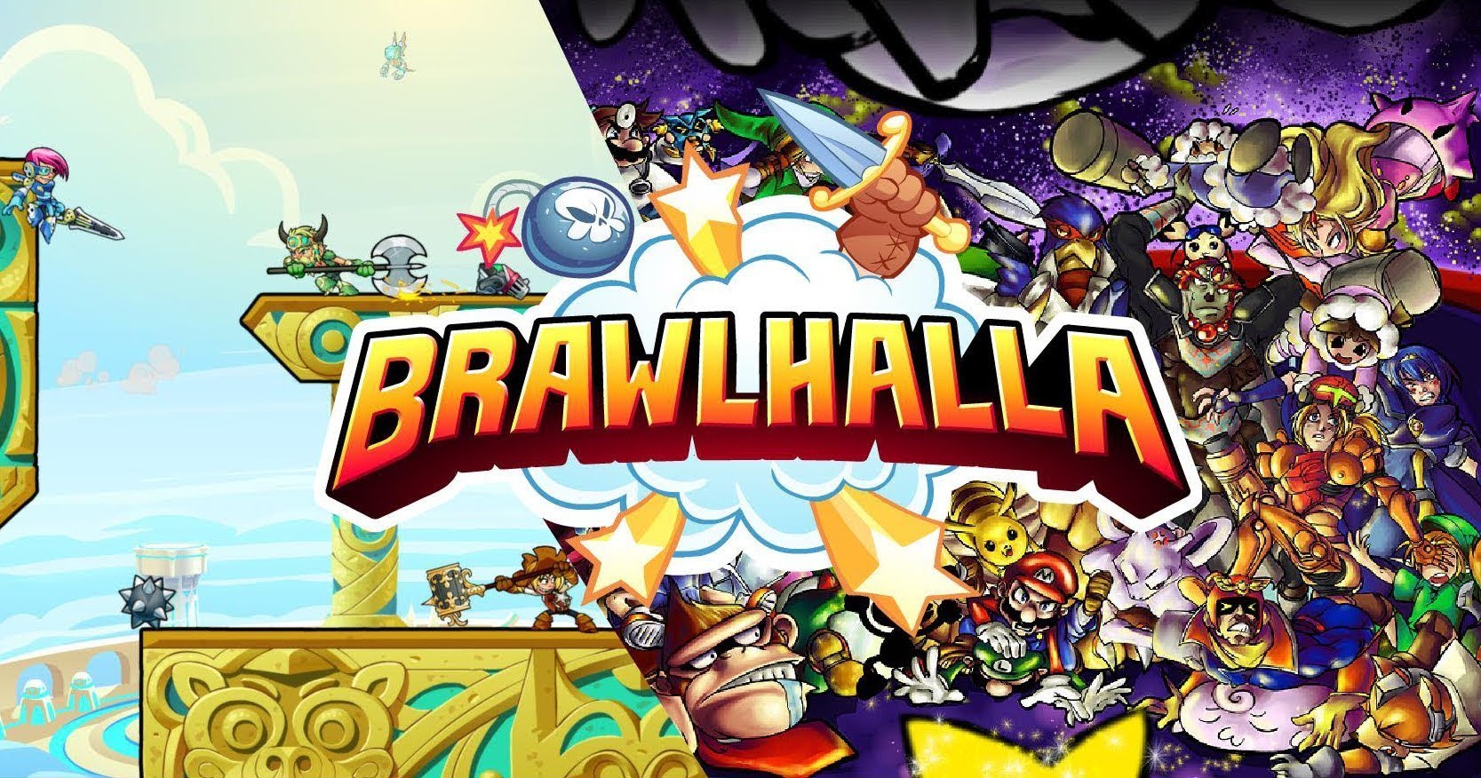 トリヤキ Steamからスマブラ風無料ゲーム Brawlhalla が配信されている スマブラ やりたいけどwii持ってない人はやってみてください 完全にスマブラｗ今のところマルチもサクサクマッチングするのでオススメ T Co Ctc8apniey Twitter