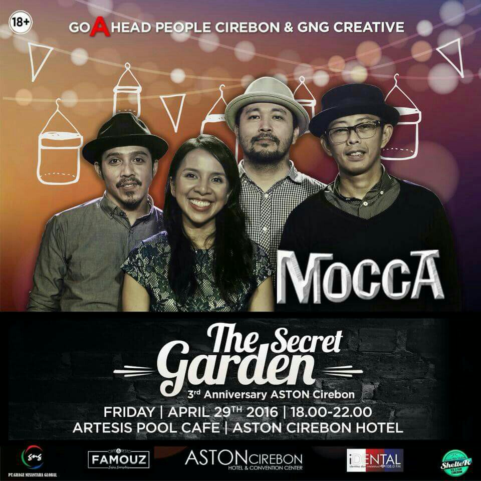 MOCCA is coming to Cirebon to celebrate Aston Cirebon anniversary! Save the date! 29 APR 2016 | info: <a href="/AstonCirebon/">AstonCirebon</a>