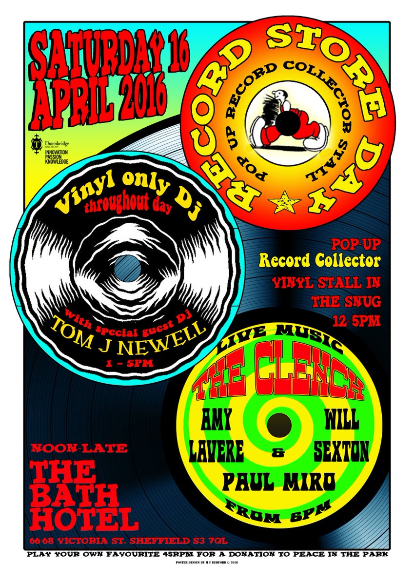 thornbridge's tweet photo. Can't wait for #RecordStoreDay @BeerInTheBath ! Pop-up record store, DJ set from @tomjnewell &amp; music from @theclench https://t.co/uKfzE5RkYI