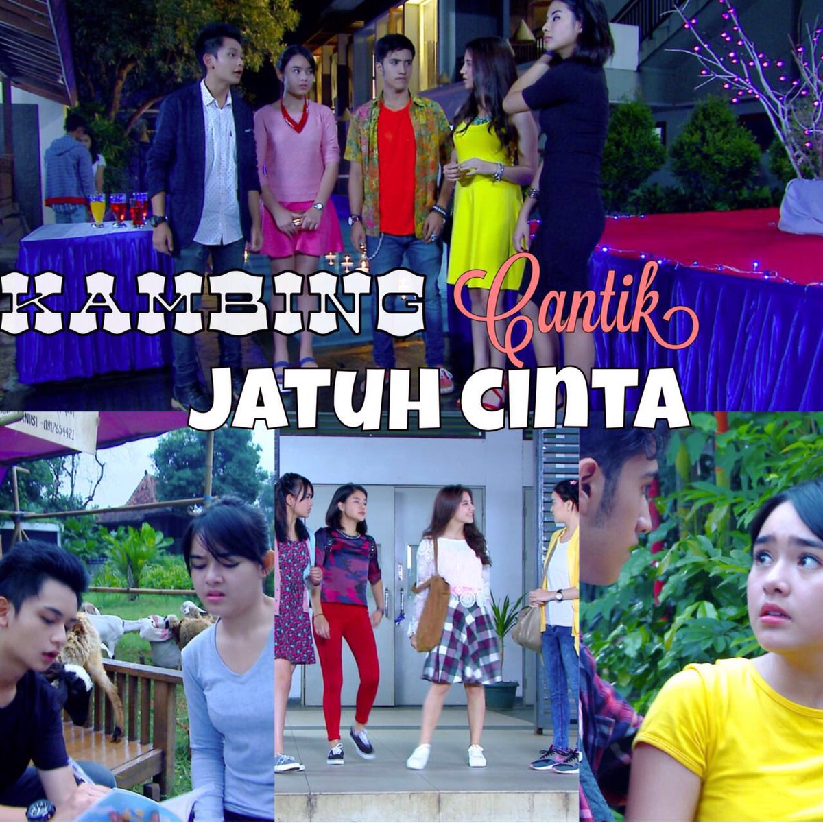 Guysss dont miss this FTV 'Kambing Cantik Jatuh Cinta' bsk Sabtu 10 am <a href="/SCTV_/">SCTV</a>  aku as Silvi ,<a href="/RandyMartin98/">Randy Martin</a> as Dimas