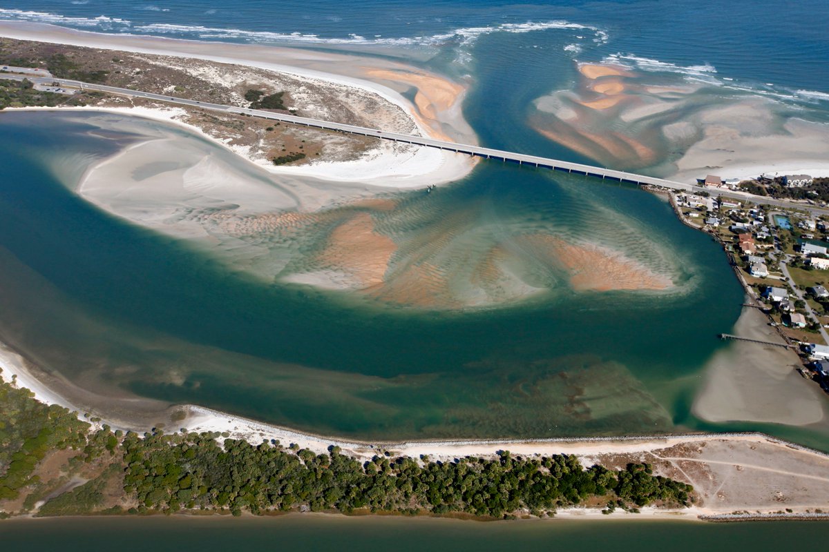 A1A Scenic and Historic Coastal Byway crosses Matanzas Inlet. Thanks, <a href="/photodaron/">Daron Dean</a>​ #LoveFL