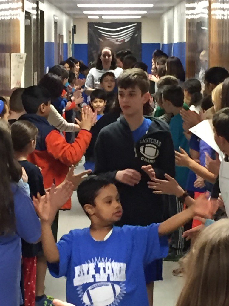 Good luck parade for our Olympians!