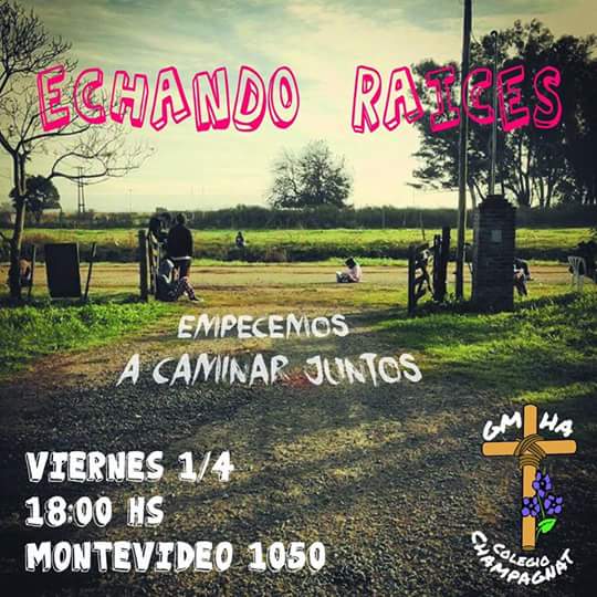 Hoy vuelve el GMHA! Arranca Echando Raíces para todos aquellos que se quieran sumar al grupo.
"Que tengan sed de ti"