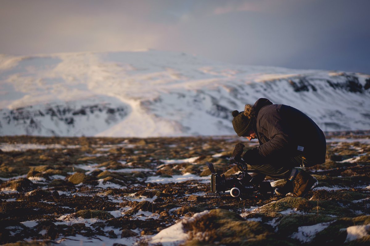 Great shot of our DOP checking out some footage in Iceland #photography #Iceland #filmmaking #pics <a href="/mikefoyle/">Mike Foyle</a> #nifty
