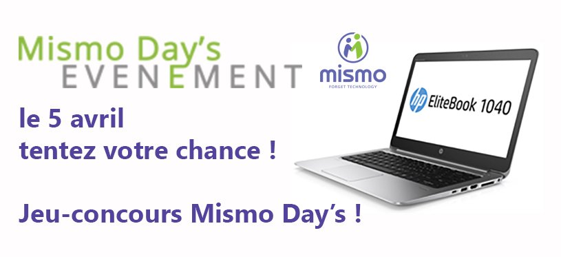 #mismodays2016 Salon #IT, conference &amp; 1 PC à gagner ! On vous attend le 5 avril à Toulouse mismodays.com
