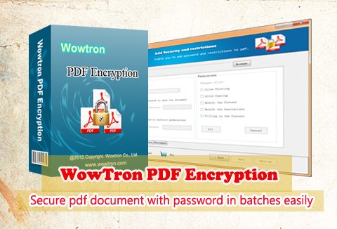 DealPixel's tweet photo. #DealClub #Exclusive – WowTron #PDF #Encryption. Encrypt #Adobe or #acrobat #documents https://t.co/AK6kUWLwfB https://t.co/s2k12SEkvX