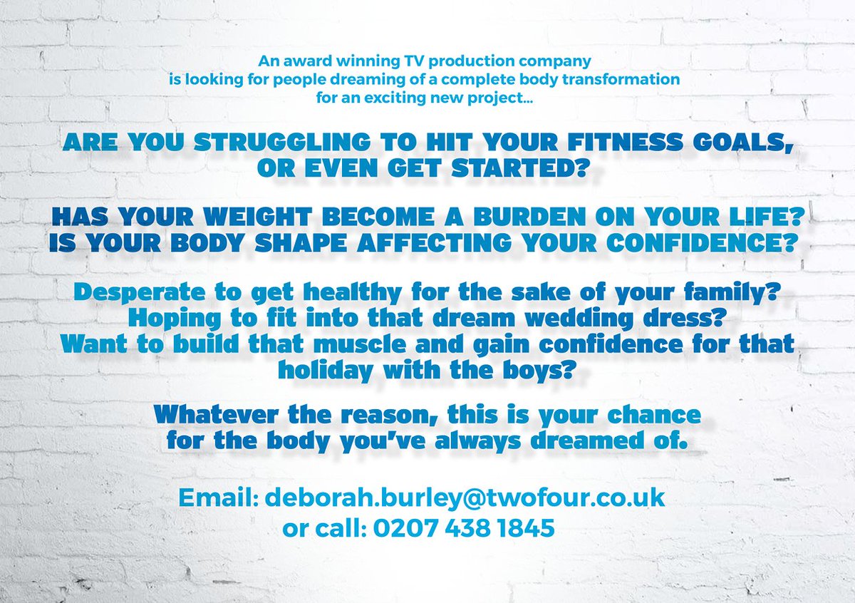 TVCastingSouth's tweet photo. ARE YOU WANTING A COMPLETE BODY TRANSFORMATION? https://t.co/tiyk8ksHAI