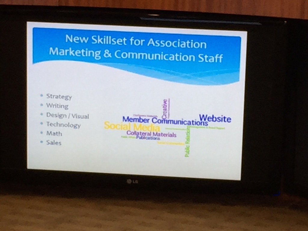 j8nd's tweet photo. New skill set for Assn #marketing #communications are you ready? #COMMFood16 https://t.co/8gGTEuufrA