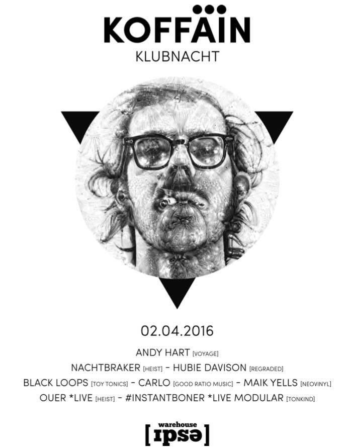 Hubie_Davison's tweet photo. Berlin tomorrow! Koffain @ipseBerlin with #AndyHart @Nachtbrakermusi @BLKLPS & more! https://t.co/S2GCtRoAiC https://t.co/g88zsOHC3m