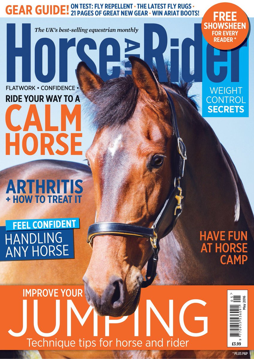 Horse&amp;Rider May issue is out NOW! Get your copy here bit.ly/HR_May16_Buy