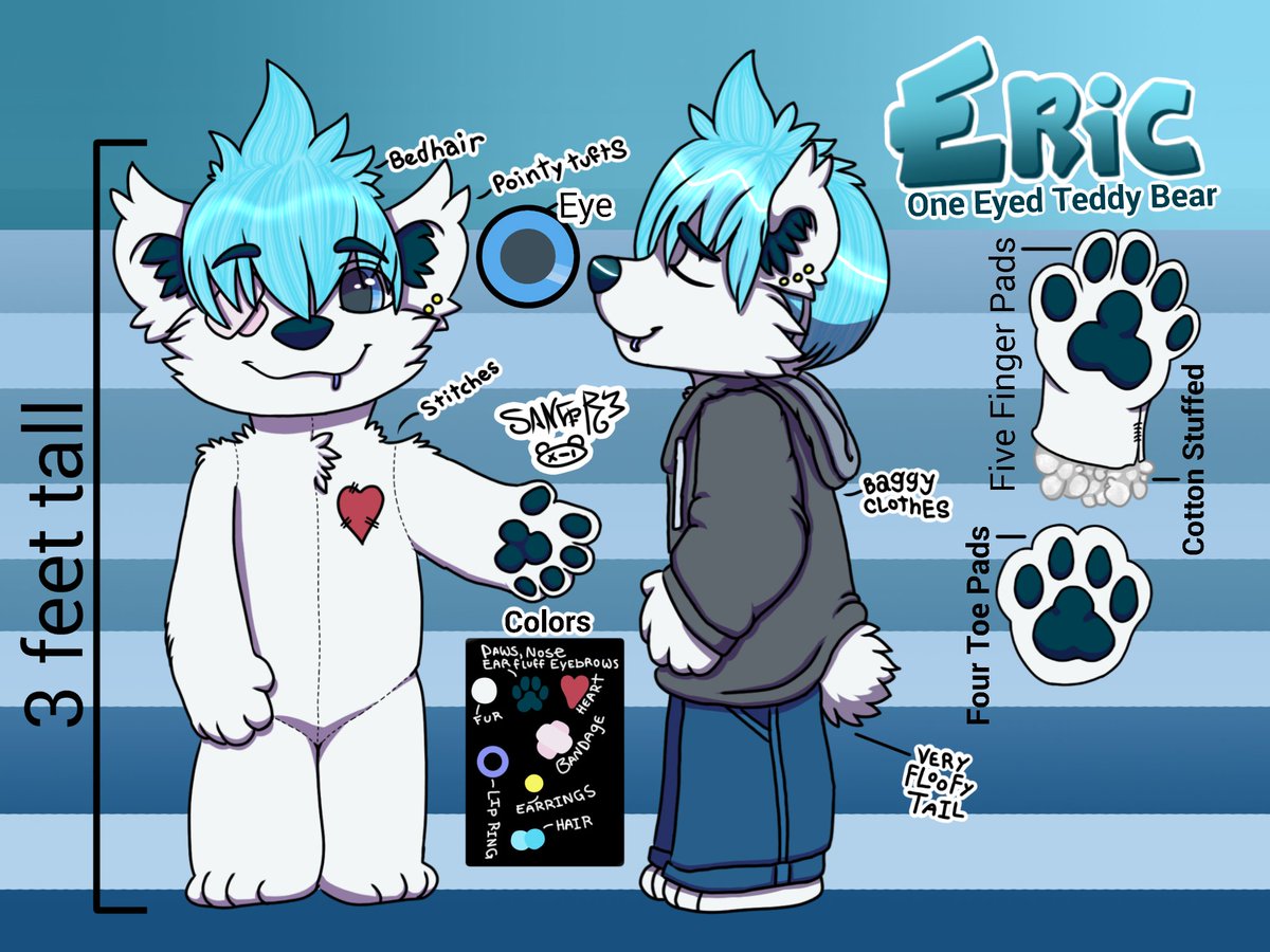 Daoneeyedbear's tweet photo. #characterdesign made using #Sketchbookpro
My personal character "Eric" the one eyed bear. https://t.co/Hp1d6dyhg9