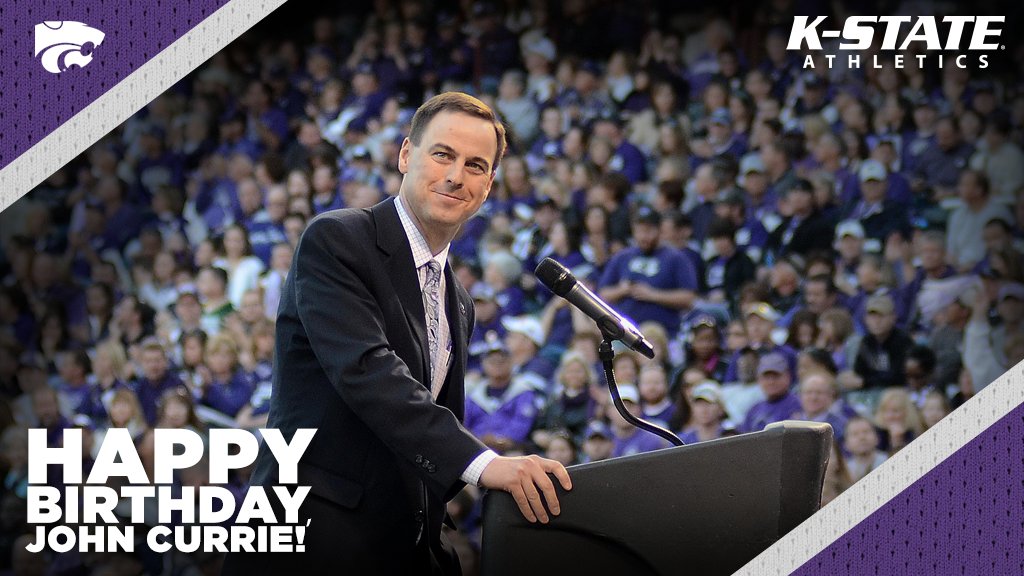 kstatesports's tweet photo. Happy Birthday to #KState Athletics Director @John_Currie! ๐๐ https://t.co/wZ9vCKc07f