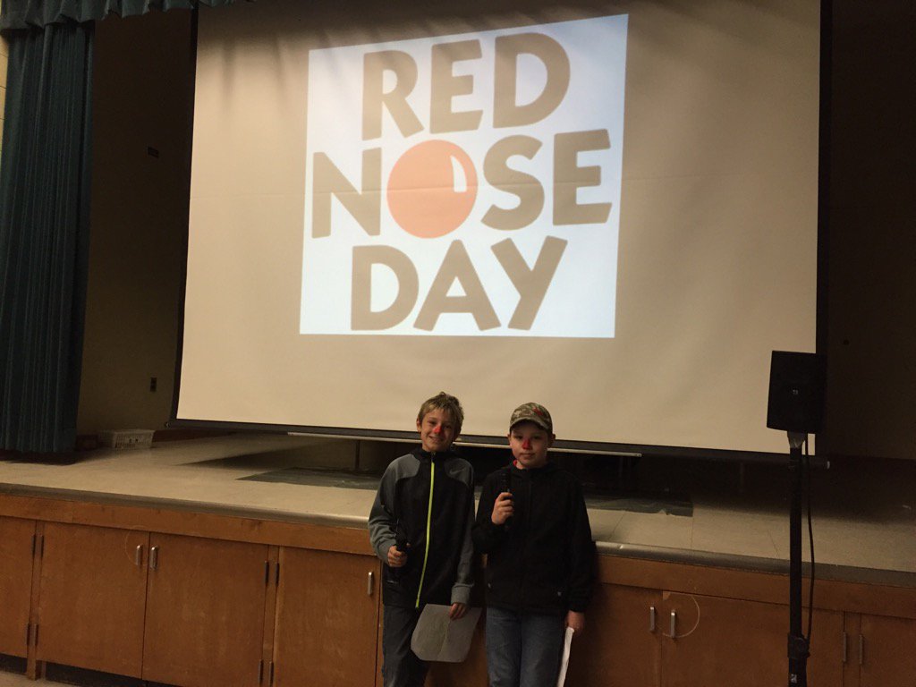 Red Nose Day is happening here. Celebrating humour