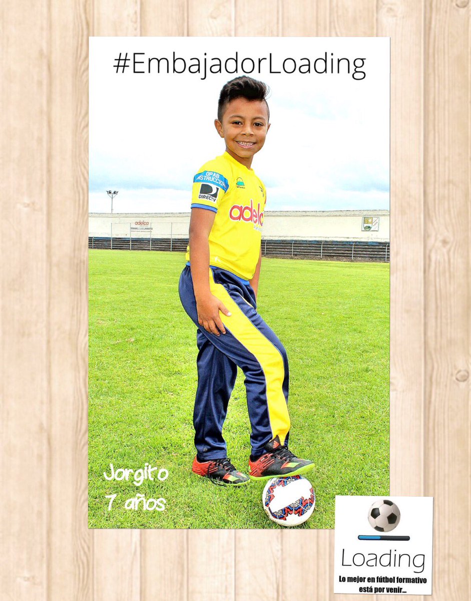 LoadingSoccerEc's tweet photo. Los soñadores nos inspiran ❤️ Aquí nuestro primer #EmbajadorLoading Jorgito de 7 años 🔝😉⚽️ https://t.co/vVTi2GrqQ4