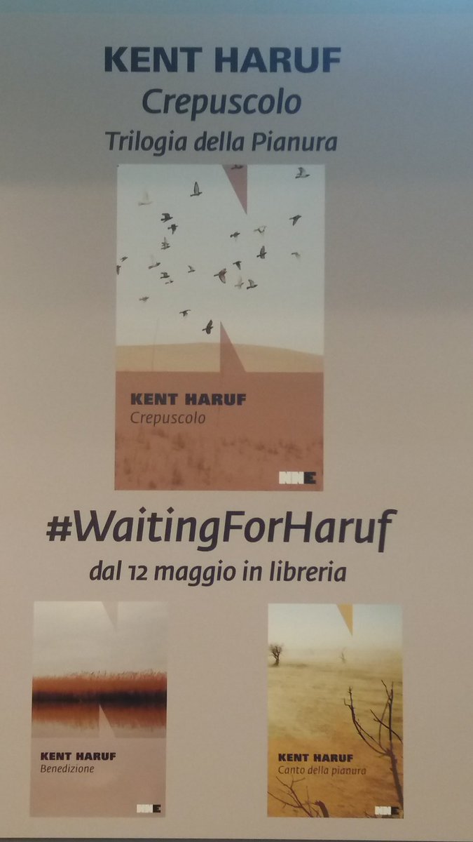 nneditore's tweet photo. E quindi eccola qui, la copertina di #Crepuscolo di Kent Haruf; vi piace?

#WaitingForHaruf https://t.co/d2oTVB41zj