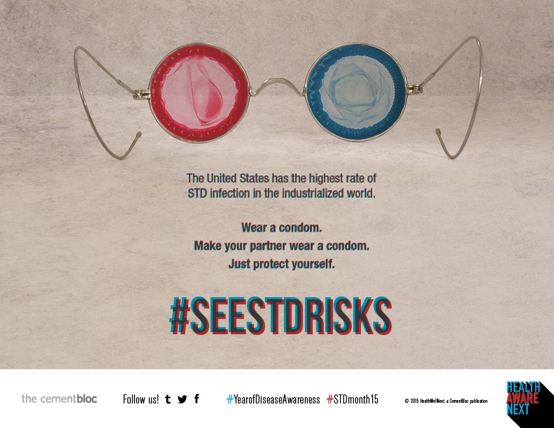 HealthAwareNext's tweet photo. April is STD Awareness Month.
Get yourself tested for STDs #HealthAwareNext #AYearOfDiseaseAwareness
#STDAwareness https://t.co/5QgdHrYSSi
