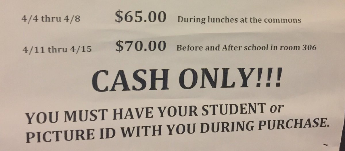 Prom Tickets are on sale AS WE SPEAK! Come and get yours today for $60. Prices will rise up to $65 next week.