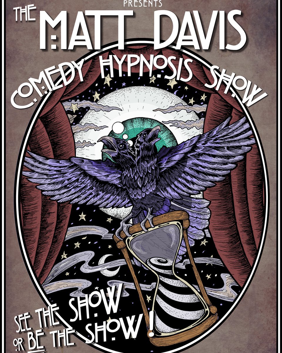 MattDavisHypno's tweet photo. Tickets just went on sale for my Hypnosis Show! Get good seats!
https://t.co/5Z22Cq3nV4 https://t.co/fe8sZLdGng