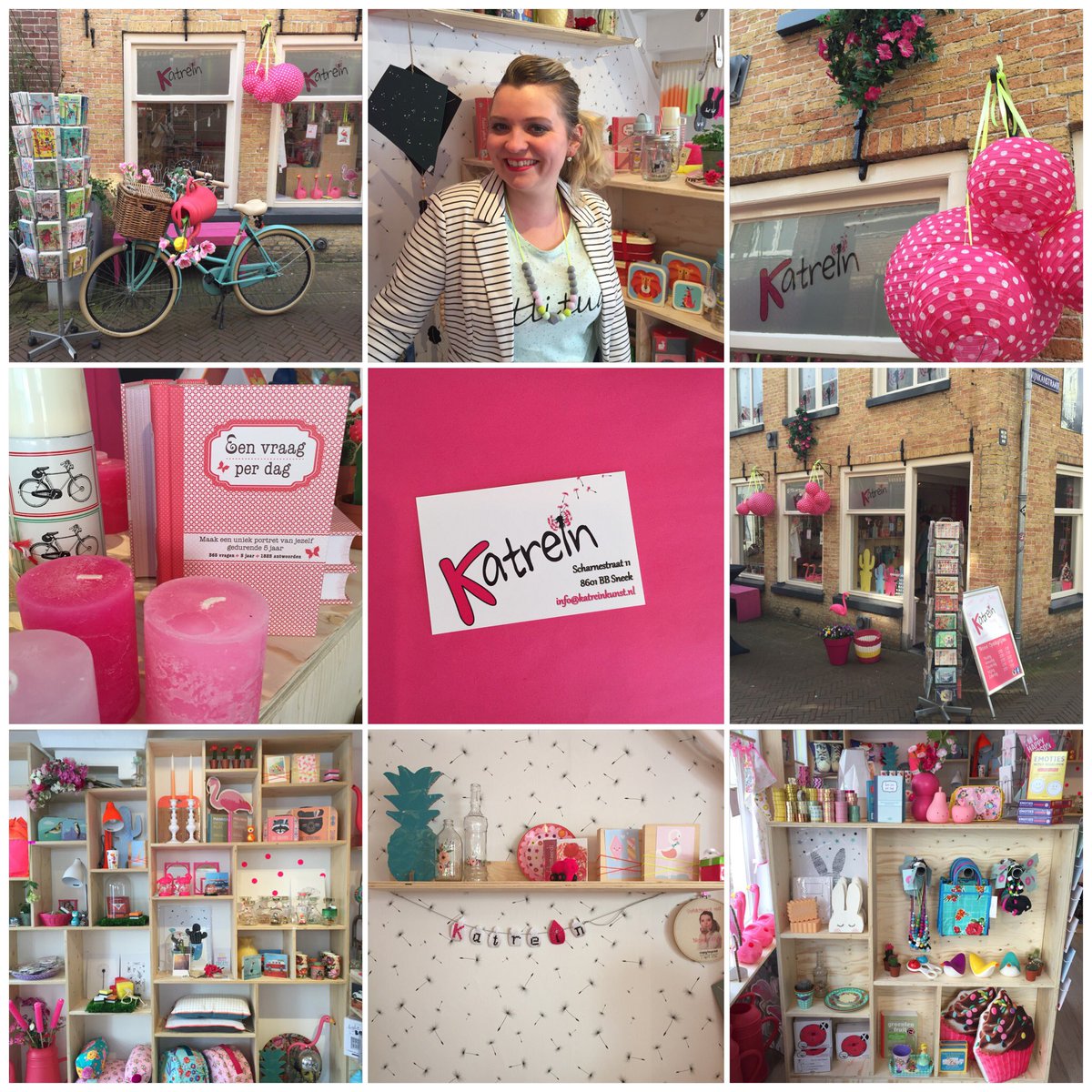 Vrolijkste winkel in hartje Sneek!

Van harte <a href="/KatreinKunst/">Katrein Kunst</a> Alle succes op vertrouwde stek in nieuw jasje! #Katrein
