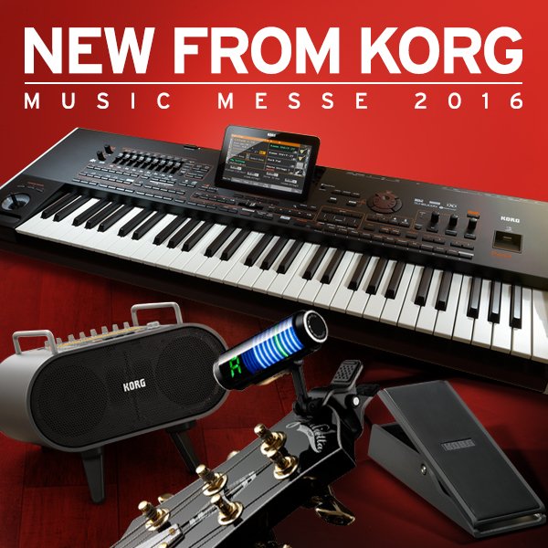 KORG_Official's tweet photo. We got that #FridayFeeling! Check out what's new from #Korg at #musikmesse2016! https://t.co/bwrLqGNrtd https://t.co/gPHUwlplpt