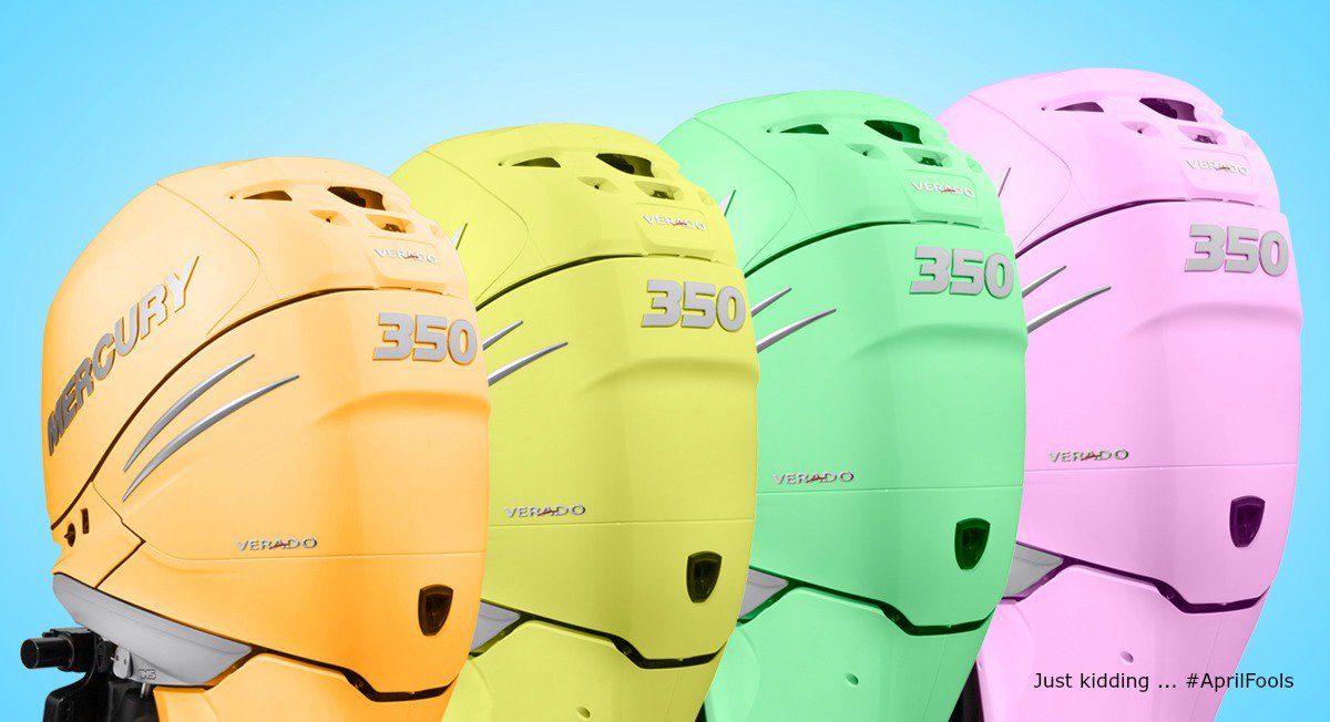 Testing out some hot new colors for Verado. What do you think?