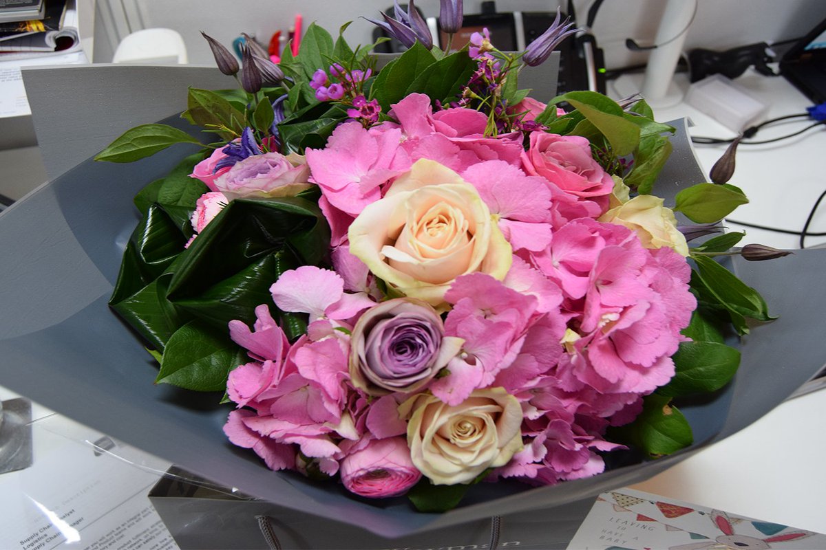 Cast_UK's tweet photo. Wishing the best of luck to Nicola on her last day before maternity leave! https://t.co/LYb6Tqz4I1