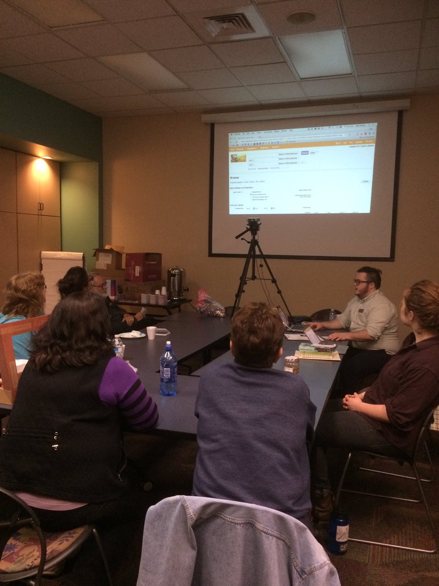 MarianLiberryan's tweet photo. 100% turn out @KCLibrary Ruiz Branch for @NoveListRA training! #RAforall ##readadv https://t.co/EccblLBzeo