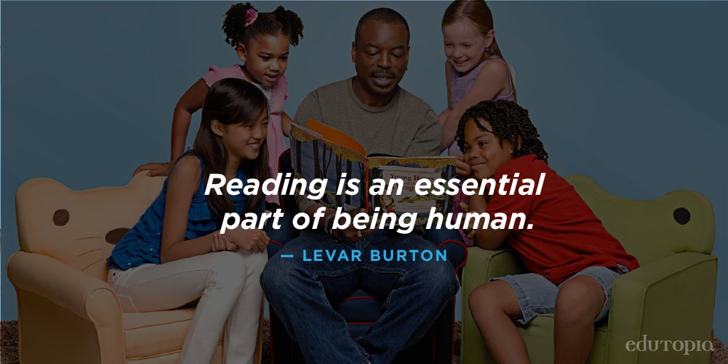 edutopia's tweet photo. Tips on how to instill a love of reading in children: https://t.co/zQDvVbsB3d. #litchat https://t.co/udJCgYMn4M
