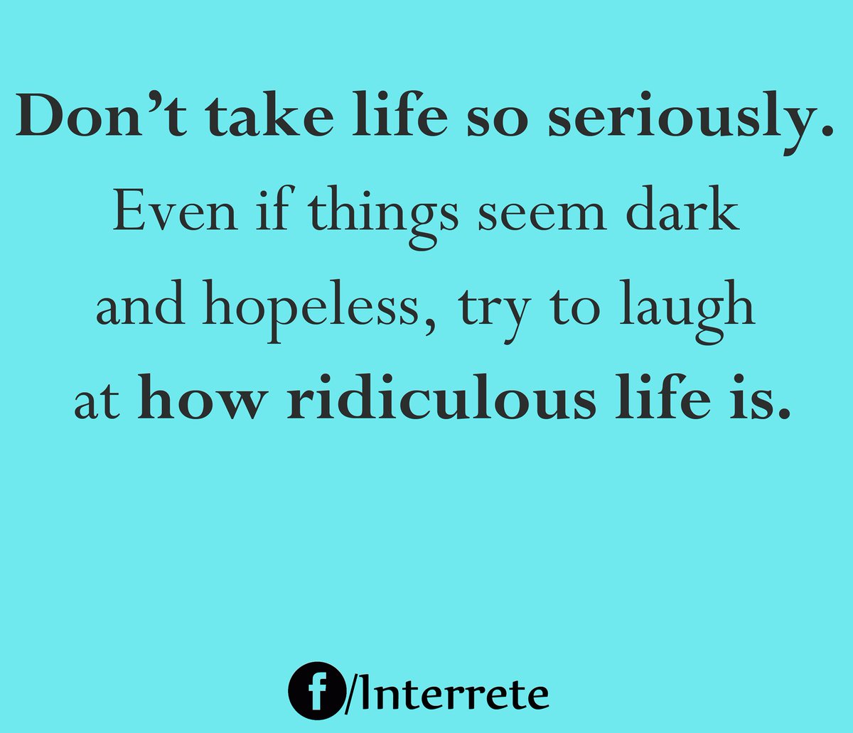 Don't take life so seriously!!! #FridayFeeling