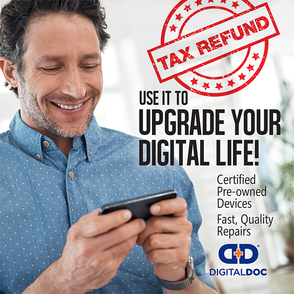 DigitalDocFin's tweet photo. Did you already receive your tax refund? Use it to upgrade your digital life at #DigitalDoc! https://t.co/zk7jluQuJT