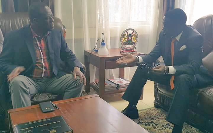 AbabuNamwamba's tweet photo. Today I held talks with Kakamega Governor and ODM Deputy Party Leader Hon Wycliffe Oparanya in his Kakamega office. https://t.co/dIhWP1Mtin