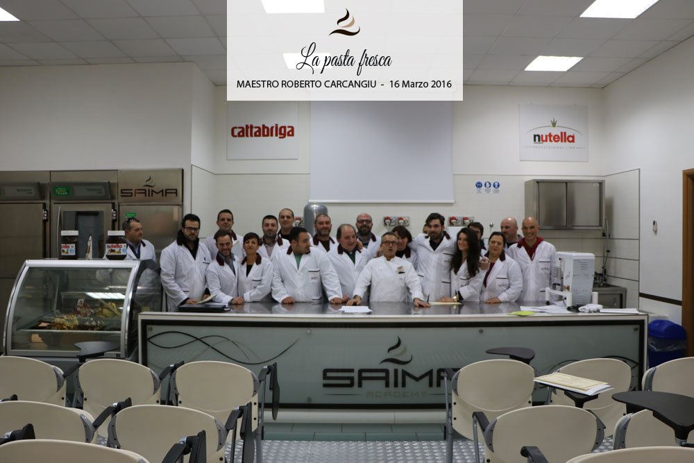 La pasta fresca 16 Mar 16  Maestro <a href="/robertocarcangi/">roberto carcangiu</a> - saimaspa.com #molinopasini #pasta #Saima #Academy