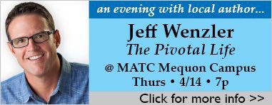 PivotalDirectns's tweet image. Mequon Library welcomes Jeff Wenzler, author of The Pivotal Life, on 4/14 at 7pm, as part of #NLW16! #matclibraries