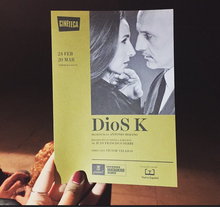 EstherSantosTel's tweet photo. Allá vamos!!! #DioSK de @rojanillo en @mataderomadrid Ganazas!! #teatro #tuiteatreros https://t.co/KbjZUgEmsQ