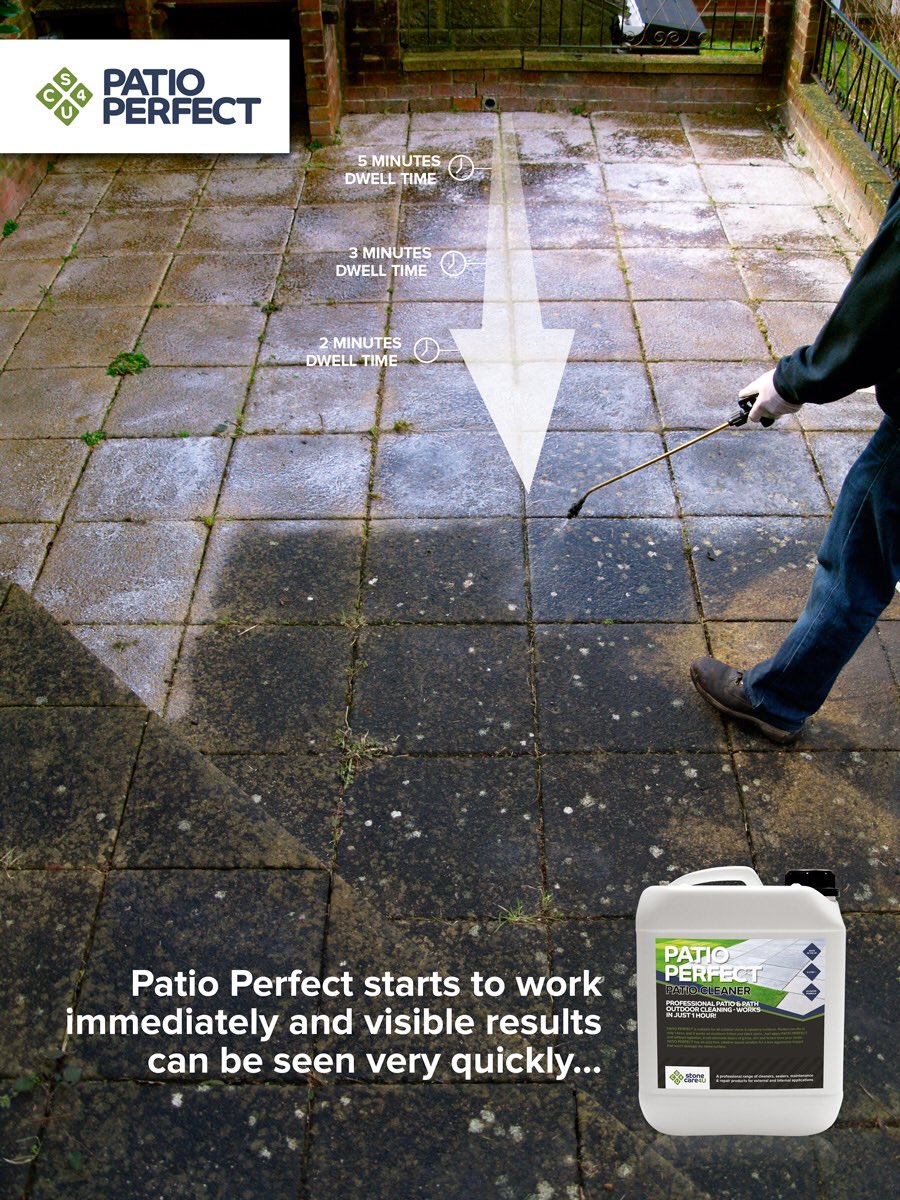Stonecare4u's tweet photo. @TheoPaphitis #PatioPerfect is the best non-acid based Patio Cleaner available! Let us know your thoughts? #SBS https://t.co/Y9riTTYGOn