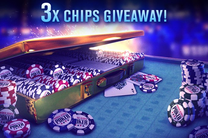 WSOP_Game's tweet photo. Who doesn't love chip giveaways? Any purchase is a chance to win 3X the chips.

Bonus ▶ https://t.co/VHebOB3Xfz https://t.co/gt5HGTHubv